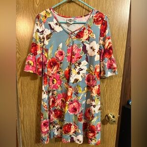 Floral Print Women's Dress